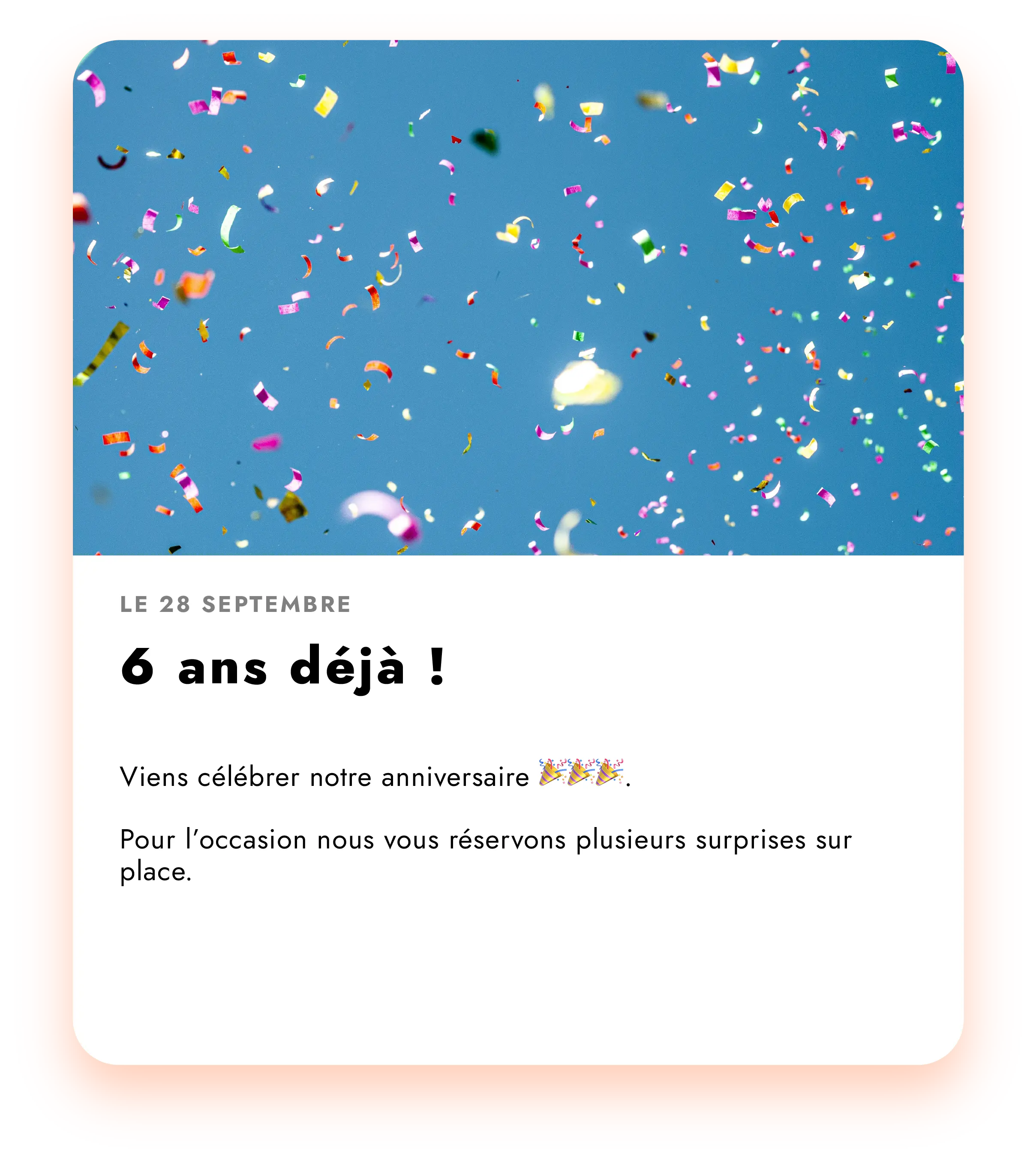 Illustration d'un anniversaire sur Fydl